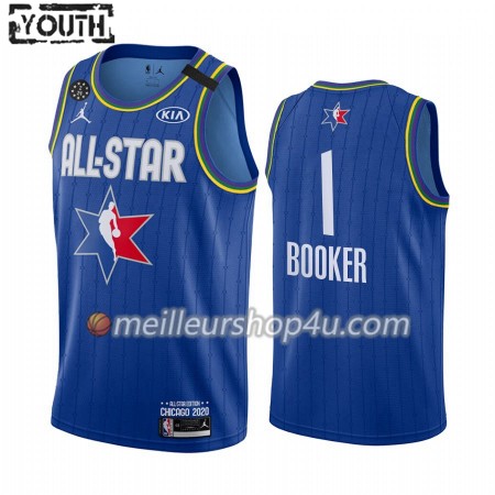 Maillot Basket Enfant Phoenix Suns Devin Booker 1 2020 All-Star Jordan Brand Bleu Swingman